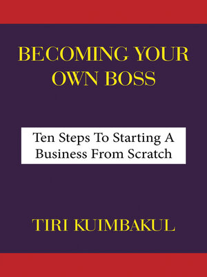 cover image of Becoming Your Own Boss